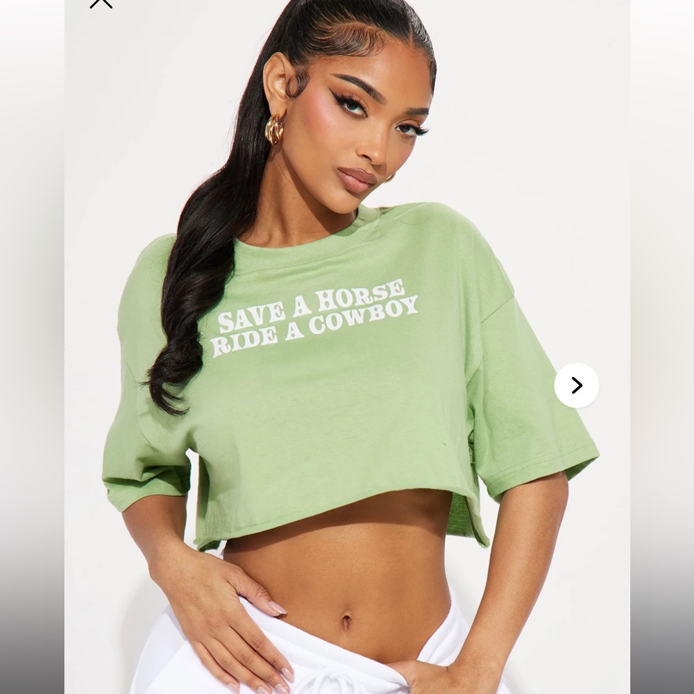 Save A Horse Cropped Tee